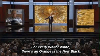 Emmy Awards 2013 Quote (About Walter White orange new black)
