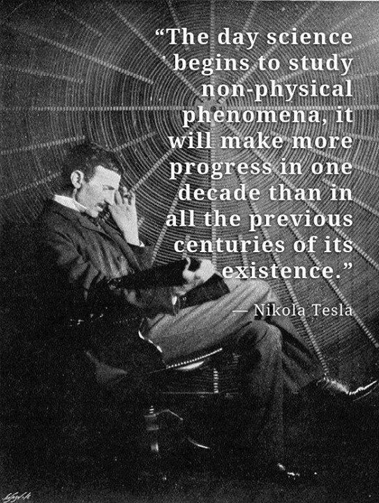 Nikola Tesla Quote (About science phenomena)