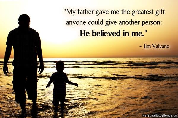 Jim Valvano Quote (About son gift father believe)