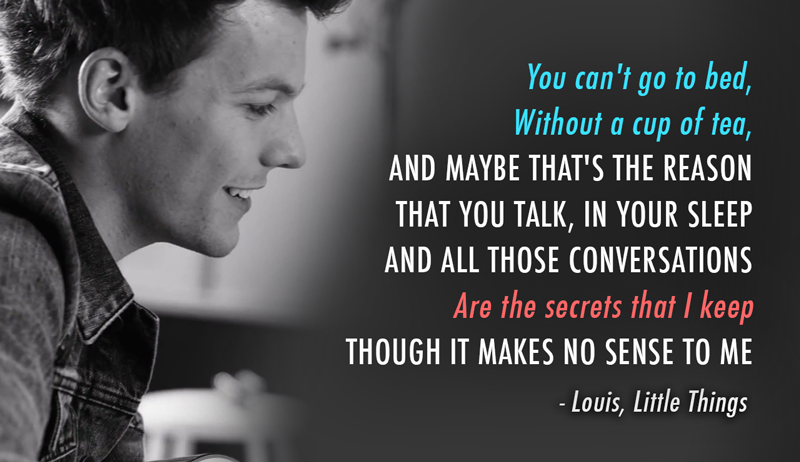 Little Things Quote (About tea solo sleep talk sleep secrets lyrics cup of tea bed) - Best Quotes and Guides - Celeb Quote Little Things Quote (About tea solo sleep talk sleep secrets lyrics cup of tea bed) - Best Quotes and Guides - Celeb Quote